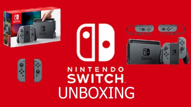 Nintendo Switch W/Gray Joy-Cons Unboxing